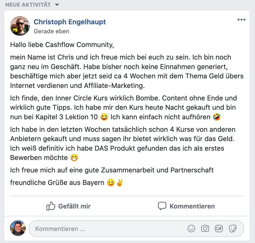 cashflow inner circle meinung cashflow inner circle meinung
