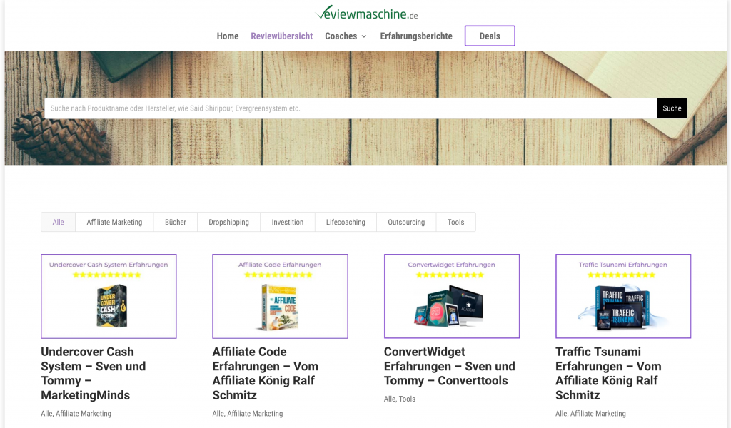 Affiliate-Marketing Reviews
